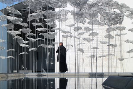 Choreography of a Cloud, Dancing Shadows Art Pavilion at the Louvre Abu Dhabi